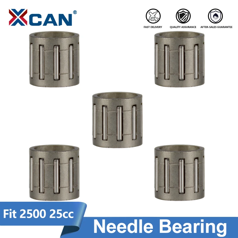 XCAN Needle Bearing Fit For Chinese Chainsaw 2500 25cc Chainsaw Spare Parts Garden Power Tool