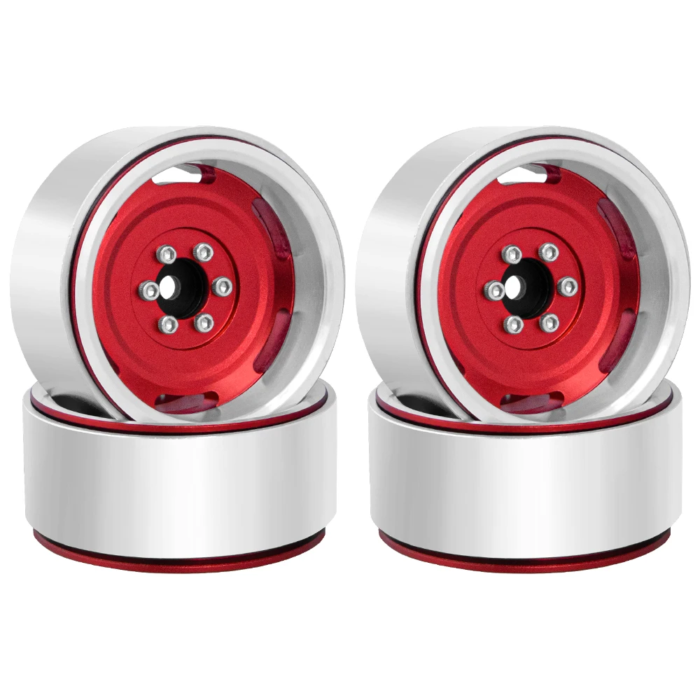 1.45-Inch Dual-Wheel Hub, Suitable for SCX24 Mustang AX24, TRX4M FMS FCX24 FCX18 Ascent-18 Remote-Controlled Tracked Vehicles.