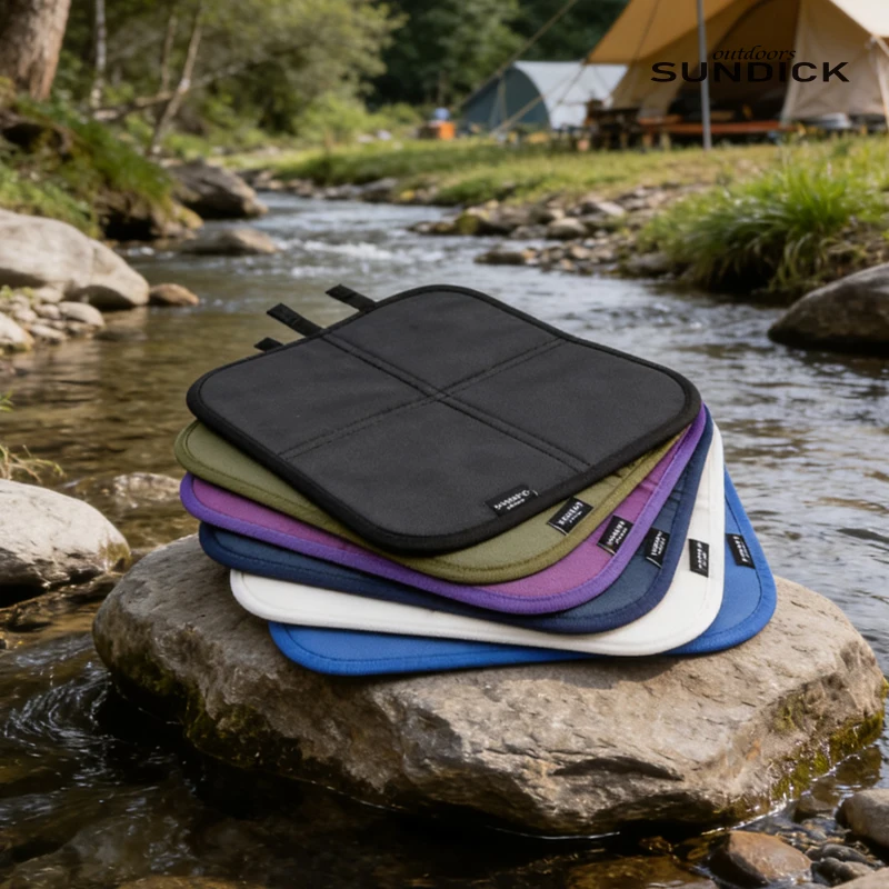 Outdoor Camping Folding Seat Cushion, Available in 6 Colors, Can Be Hung, Easy to Store, Lightweight Seat Cushion