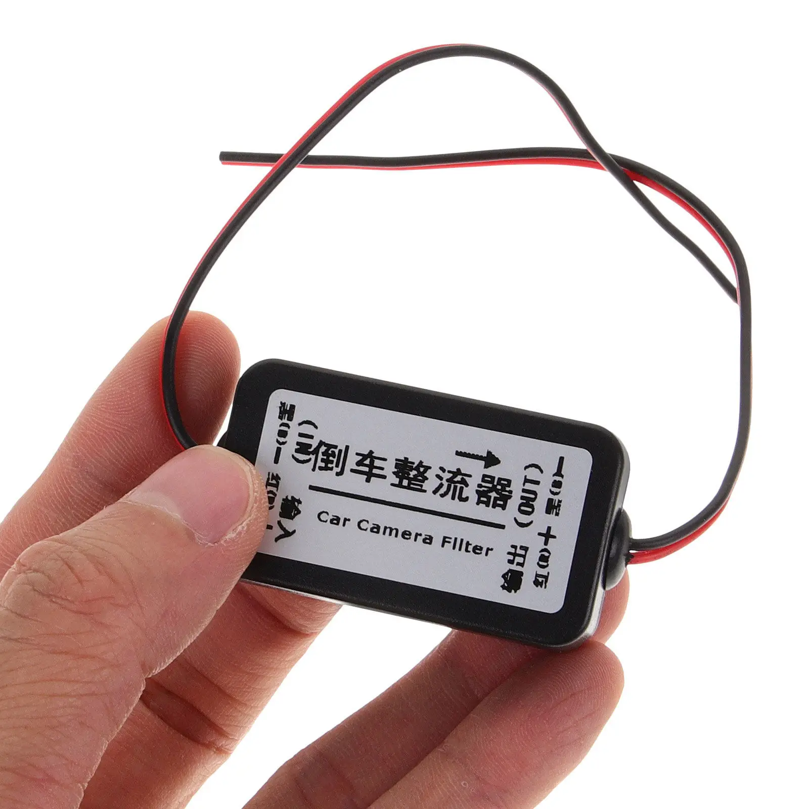 

5Pcs Car Rearview Camera Rectifier Power Relay Capacitor Filter Connector Backup Camera Filter Rectifier Auto Power Stabilizer