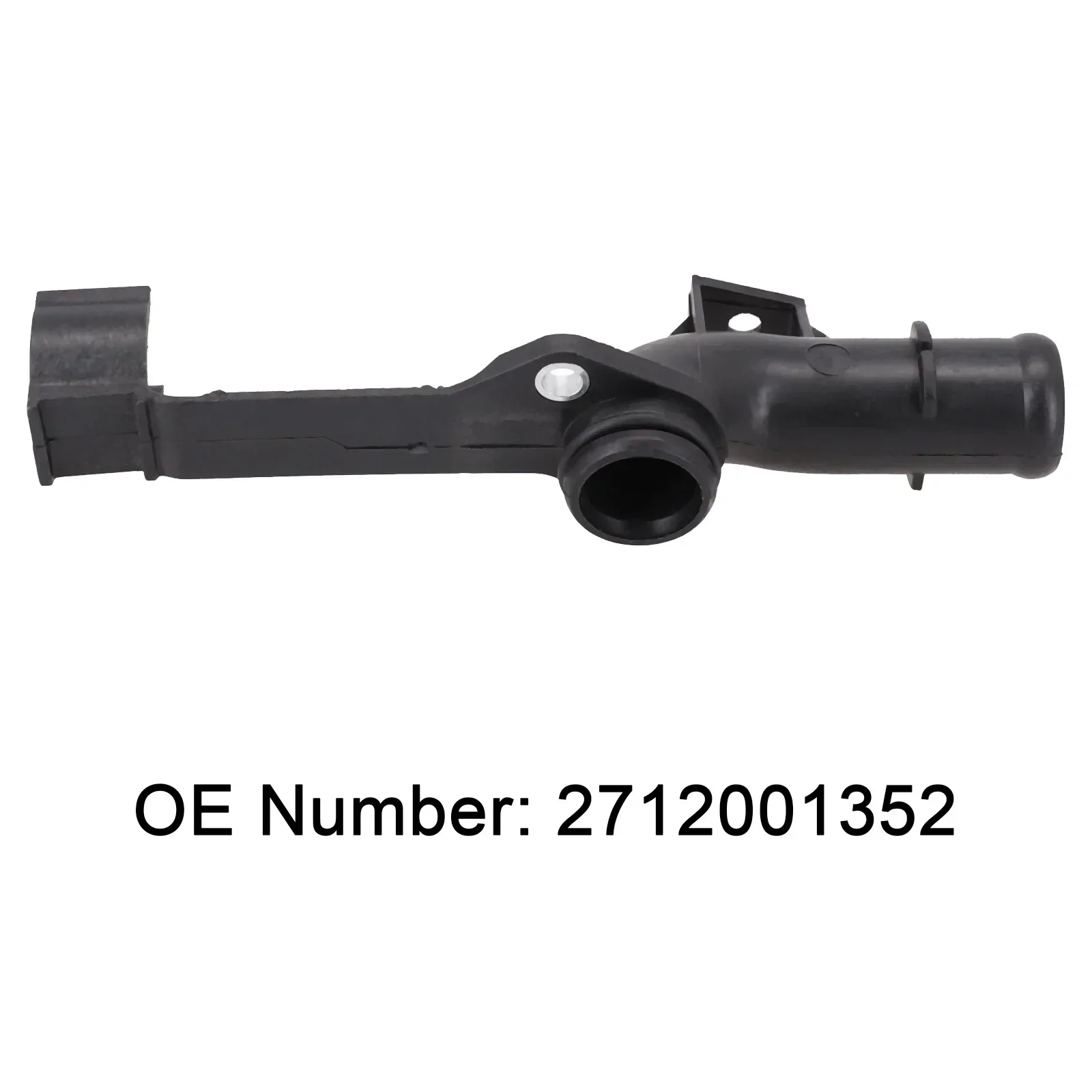 Pendingin minyak pipa air mesin 1 buah 2712001352 hitam silinder untuk Mercedes W203 M271 untuk Benz C230 2003-2005 Aksesori Mobil