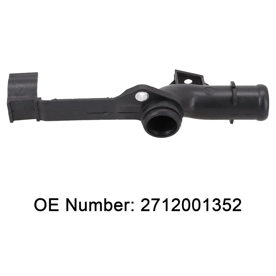 1pc Engine Water Pipe Oil Cooler Cylinder Black 2712001352 For