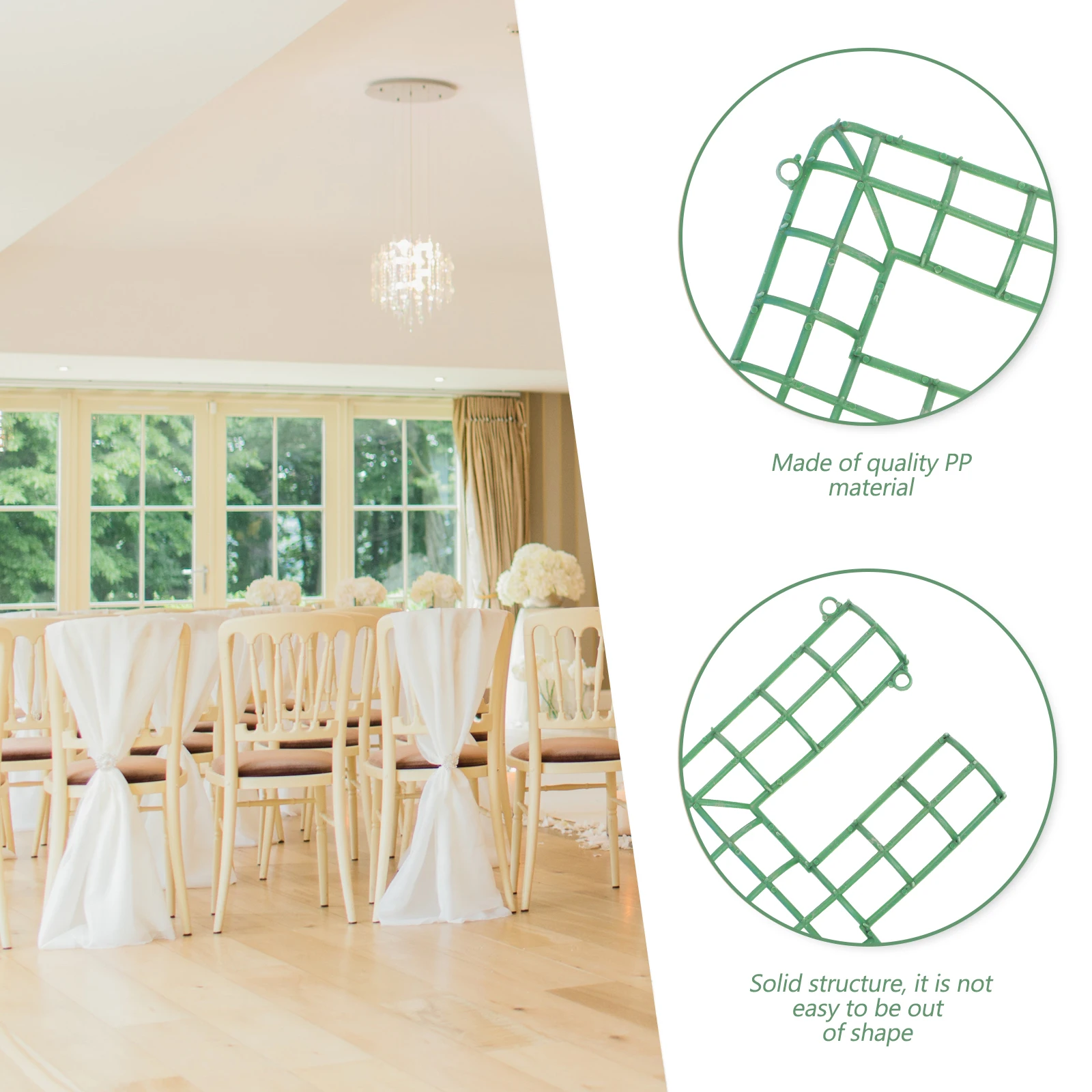 

Heart-shaped Flower Stand Wreath Hoop Accessories Frame for DIY Making Rings Forms Floral