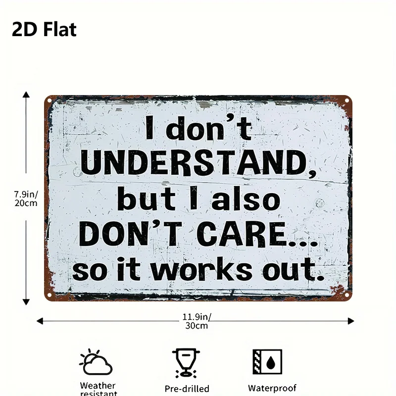 1pc Metal Sign Paintings,