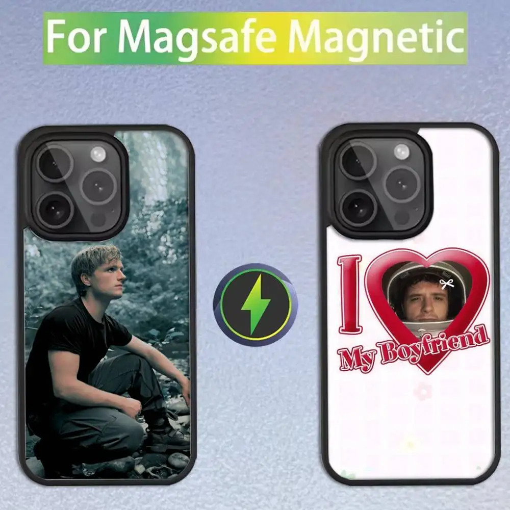 

J-Josh H-Hutcherson Phone Case For iPhone 16,15,14,13,12,11,Pro,Max,Plus,Mini,SE Magsafe Magnetic Wireless Charging