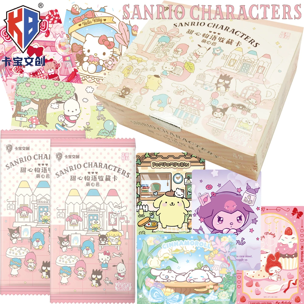 Official Kabao Sanrio Anime Collection Cards Popular Cartoon Star Vitality and Cuteness Leisurely Happy Good Times Cards Gifts