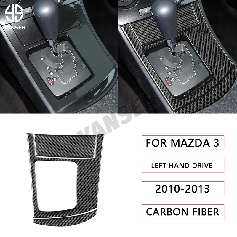 

Car Center Console Gear Shift Panel Cover Sticker For Mazda 3 Axela 2010 2011 2012 2013 Car Interior Accessories