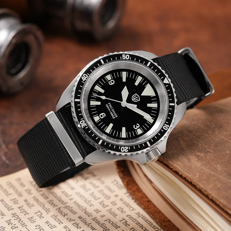 Watchdives WD1980 V3 Vintage Watch VH31 Sweep Seconds Quartz Movement Luxury Watch AR Coating Sapphire 10Bar Waterproof Watch