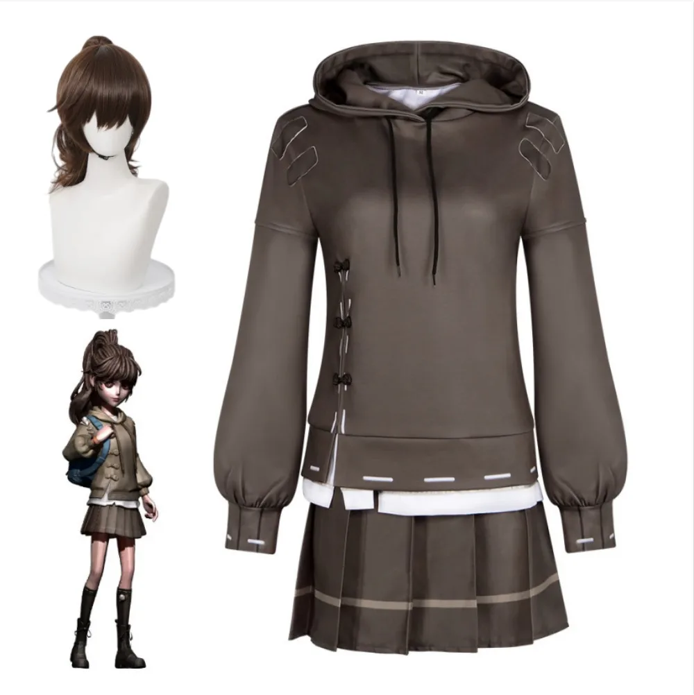 

Tao Mengyan Antiquarian Identity V Paper Marriage Cosplay Outfit The Same Style Hoodie Skirt Set Halloween Anime Convention
