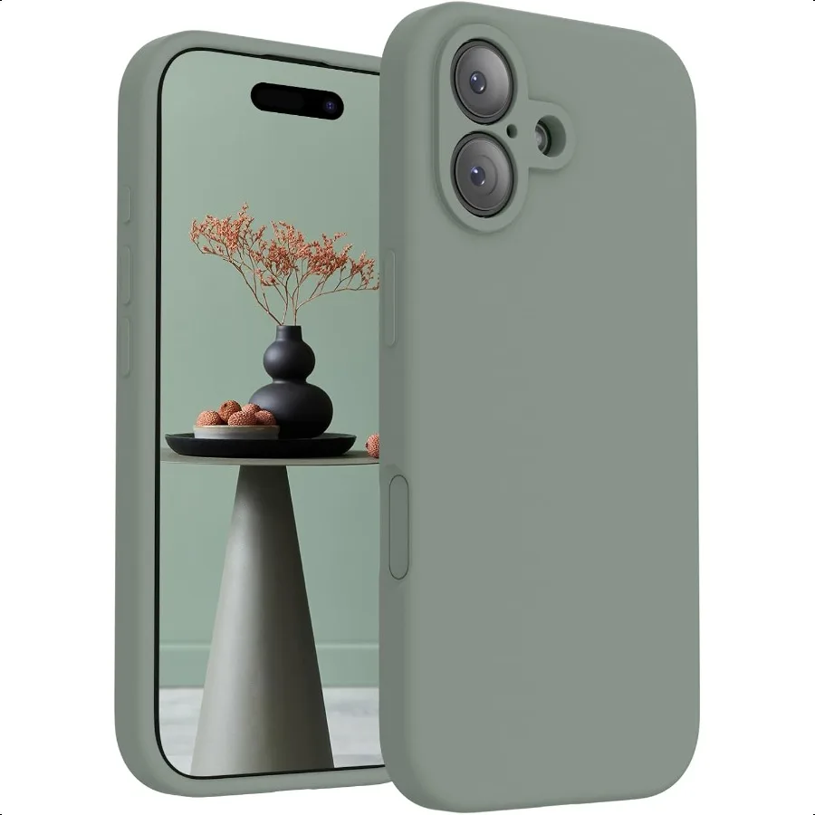 

Магнитный чехол FireNova для iPhone 17, совместимый с MagSafe [Интегрированная силиконовая кнопка управления камерой] [Защита камеры]