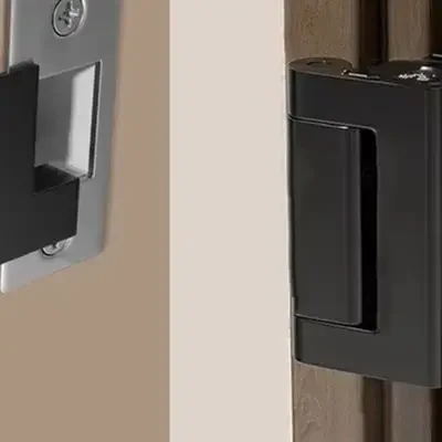 

2pcs Door Reinforcement Locks, Punch-free Security Door Locks, Aluminum Alloy Inward-swinging Door Security Door Lock, 6*10*4cm