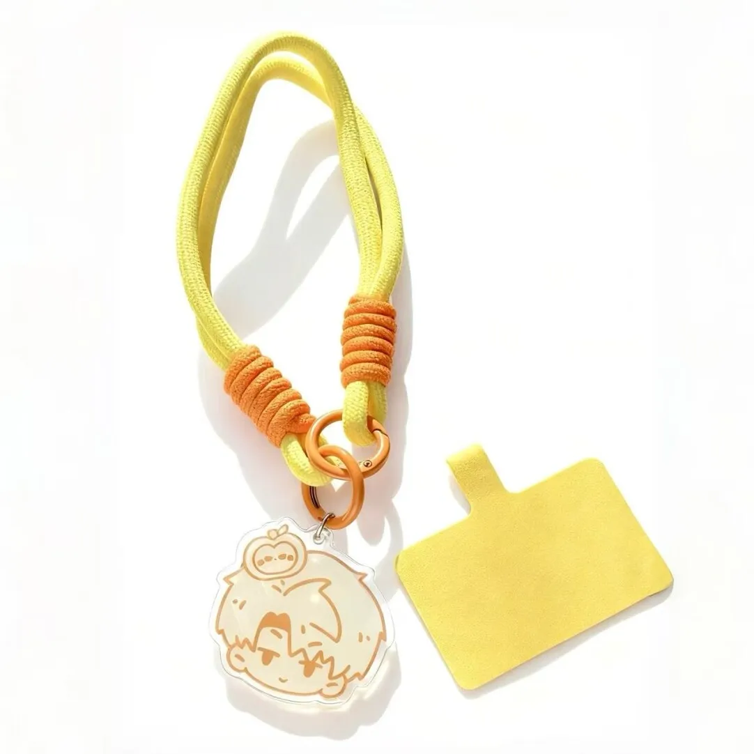 متوفر 2025 أنيمي الحب والفضاء العميق لعبة البضائع رافاييل كزيفير زين سيلوس كاليب الهاتف الحبل سلسلة مفاتيح مصنوعة من الأكريليك سحر