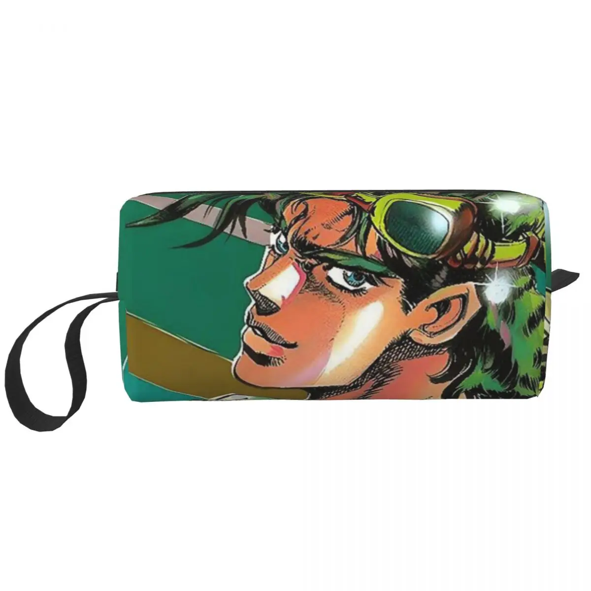 Jojo Bizarre Adventure Joseph Joestar Anime Federmäppchen, Stiftbox, Bleistiftbeutel, Schreibwaren, Reise-Organizer für Damen