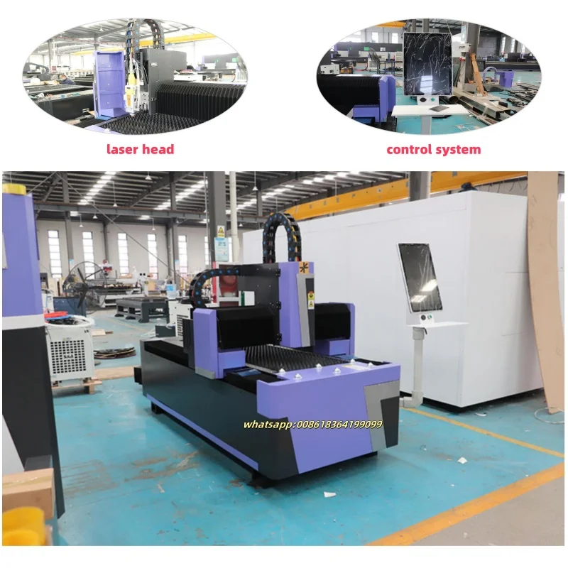 آلة قطع الصفائح المعدنية الصغيرة الحجم 6010 6090 مع 1.5KW 2KW 3KW MAX Raycus مصدر الليزر آلة القطع بليزر الألياف