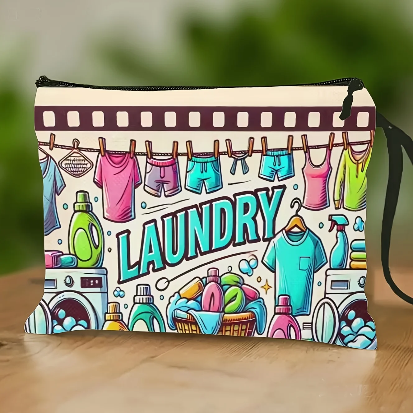 

LAUNDRY Toiletry Bag Zippered Storage Pouch Multi-functional Handbag with Cosmetic Bag Washing Machine Laundry Suppl