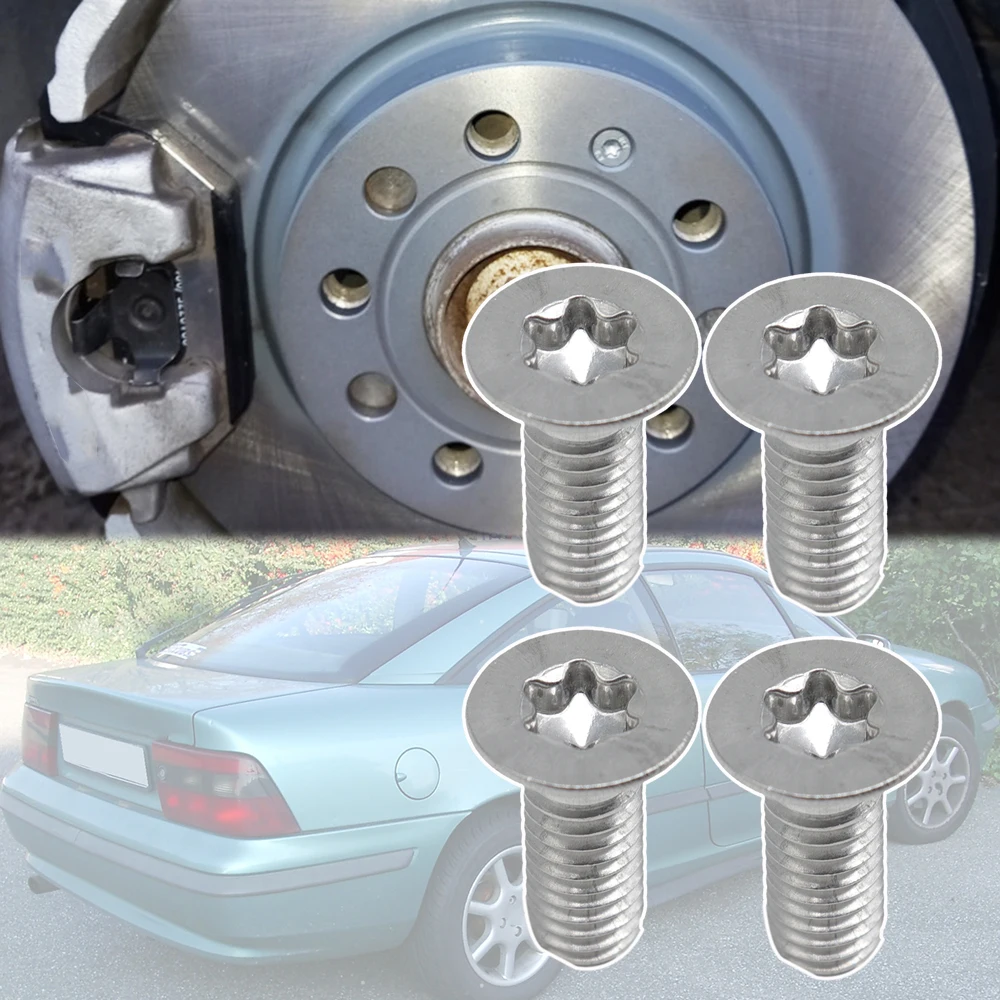 M6 x 16mm wirnik hamulca tarcza sześciokątna śruby z łbem stożkowym do Vauxhall Opel Holden Calibra A 1997 1996 1995 1994 1993 1992