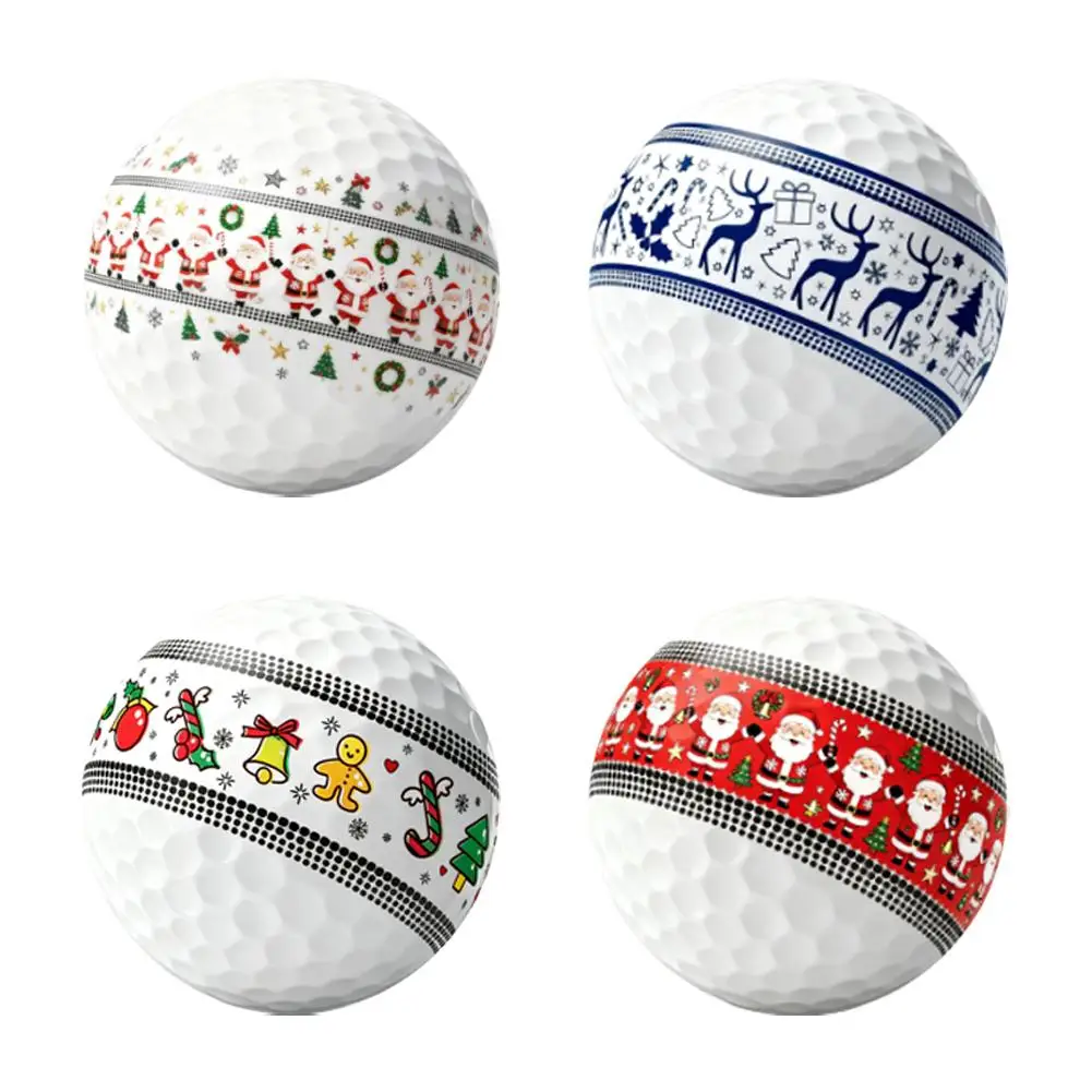 كرات جولف مضحكة جديدة - 4 تصميمات فريدة من نوعها، مجموعة هدايا هدايا للرجال، الأب، الجد، مثالية لعيد الميلاد، عيد الميلاد، الفيل الأبيض #3