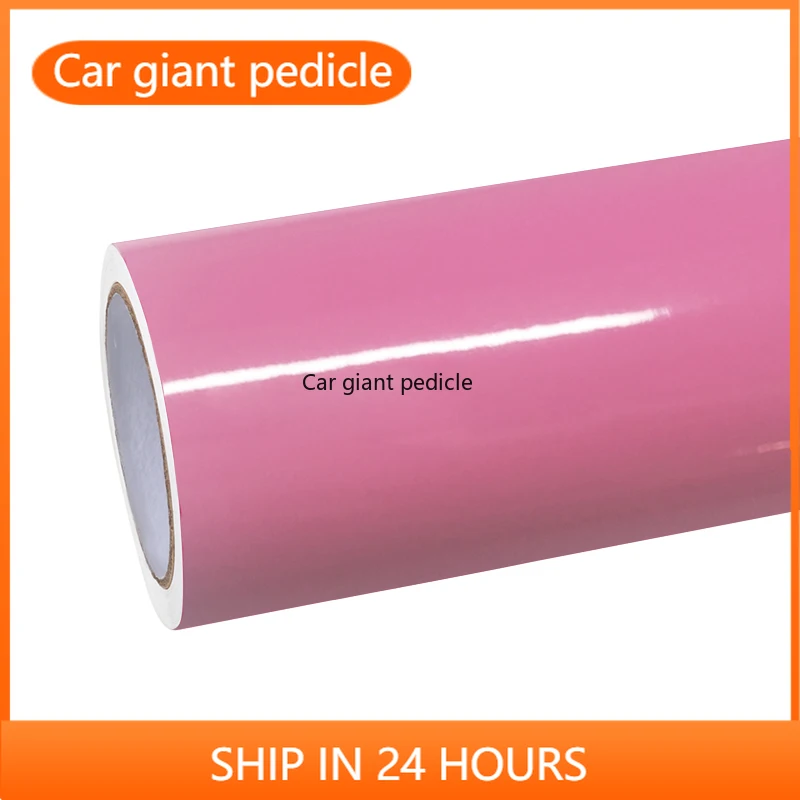 

Highest qualityGloss Light Pink vinyl Wrap Film Car Wrap Film Non degumming Non fading quality Warranty 1.52M*17M roll