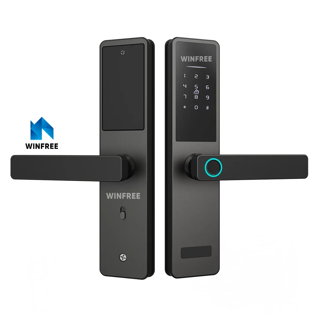 hardware Sensor Home Double Sided Fingerprint Electronic Blue-tooth Smart European Door Lock