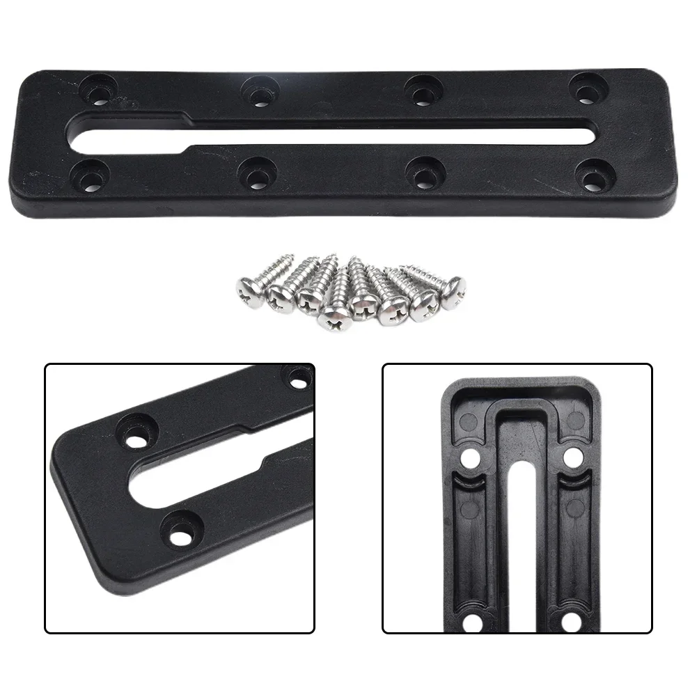 

Kayak Rail Bracket Plastic Rail Fishing Rod Bracket Kayaking Parts Mounting Base For Kayak Bracket Installation