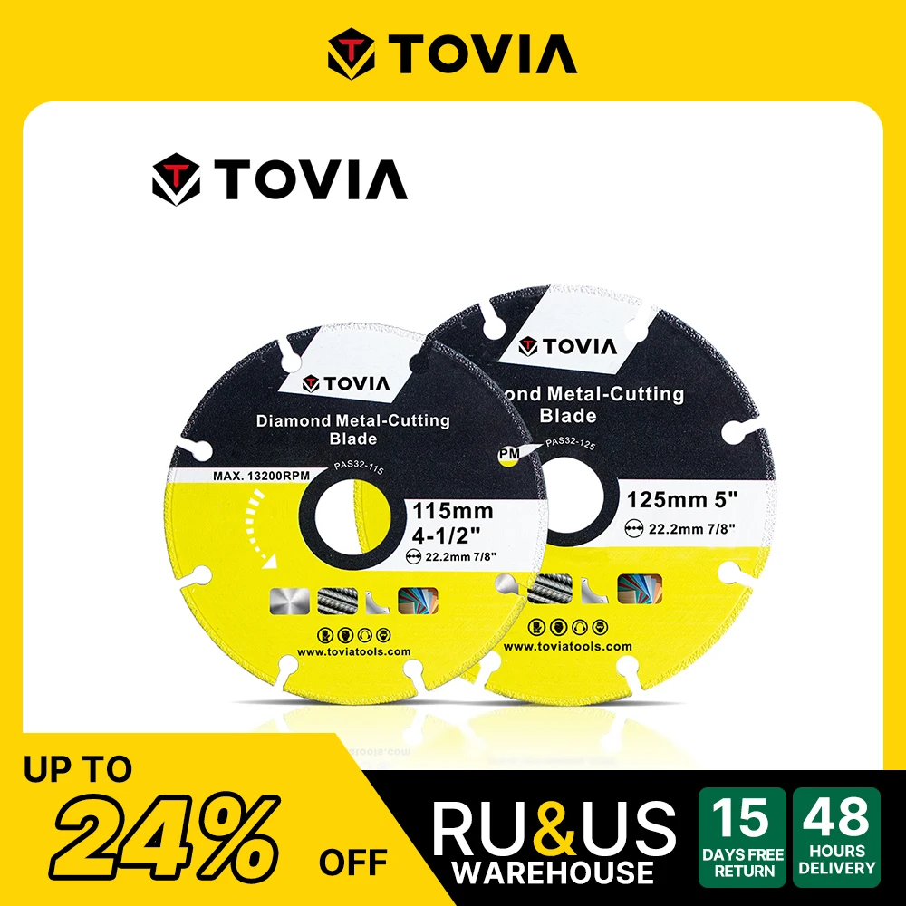 

Алмазный дисковый пильный диск T TOVIA 115 мм/125 мм, режущее полотно из нержавеющей стали и алюминия, режущий диск для металлической пилы
