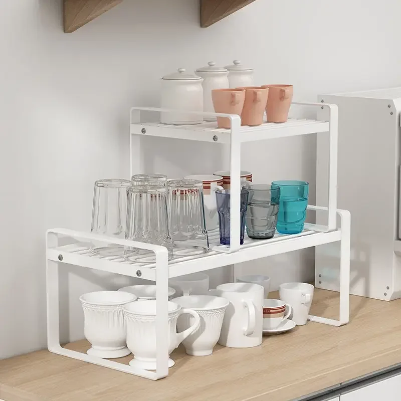 

z Organization Racks Cup Shelf Storage Rack Multi-Layer Desktop Cup Storage Rack Cabinet Water Cup Holder Artifact Kitchen Stor