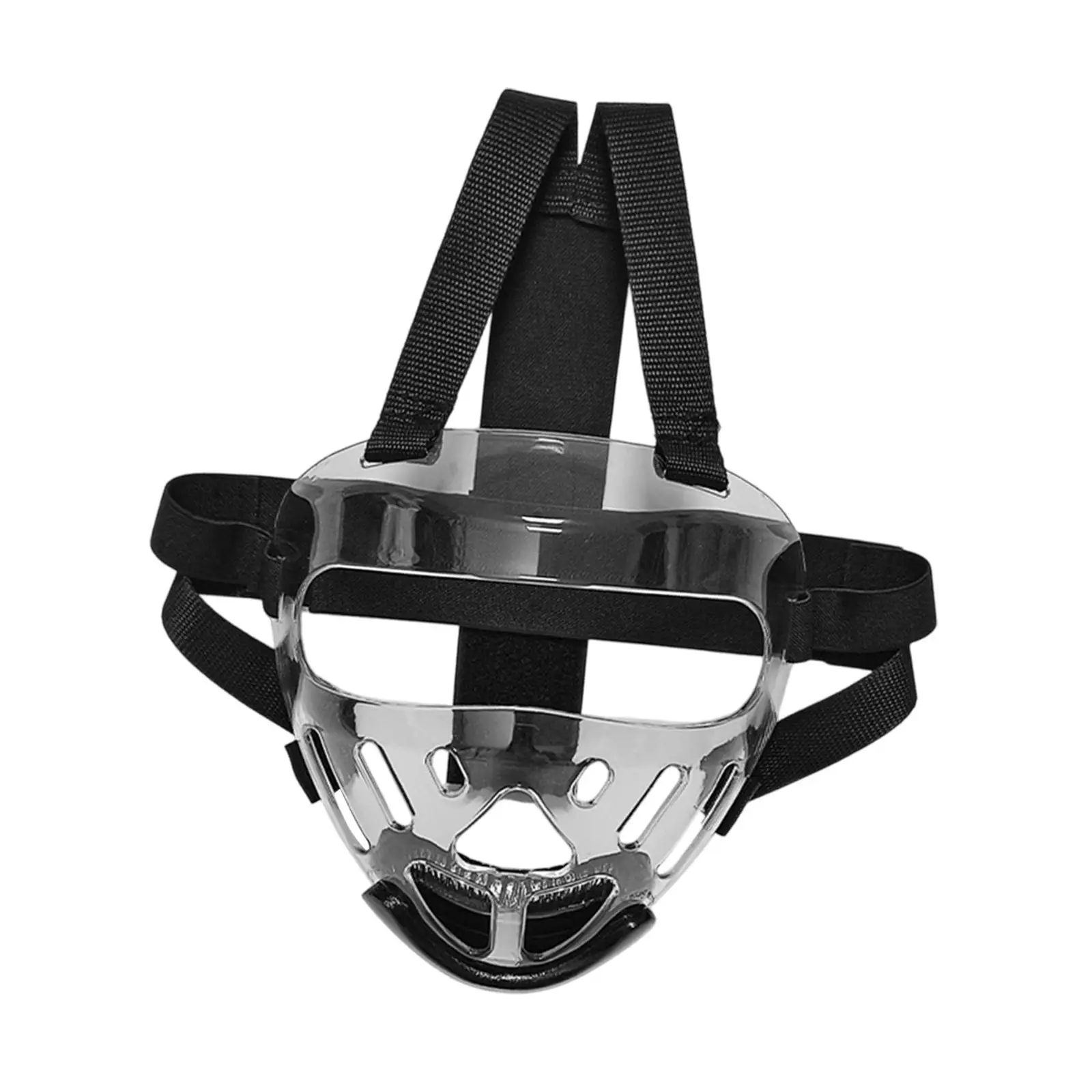 Clear Taekwondo Face Shield Adjustable Mask Protector for Karate Sparring Boxing Training Kids Adults