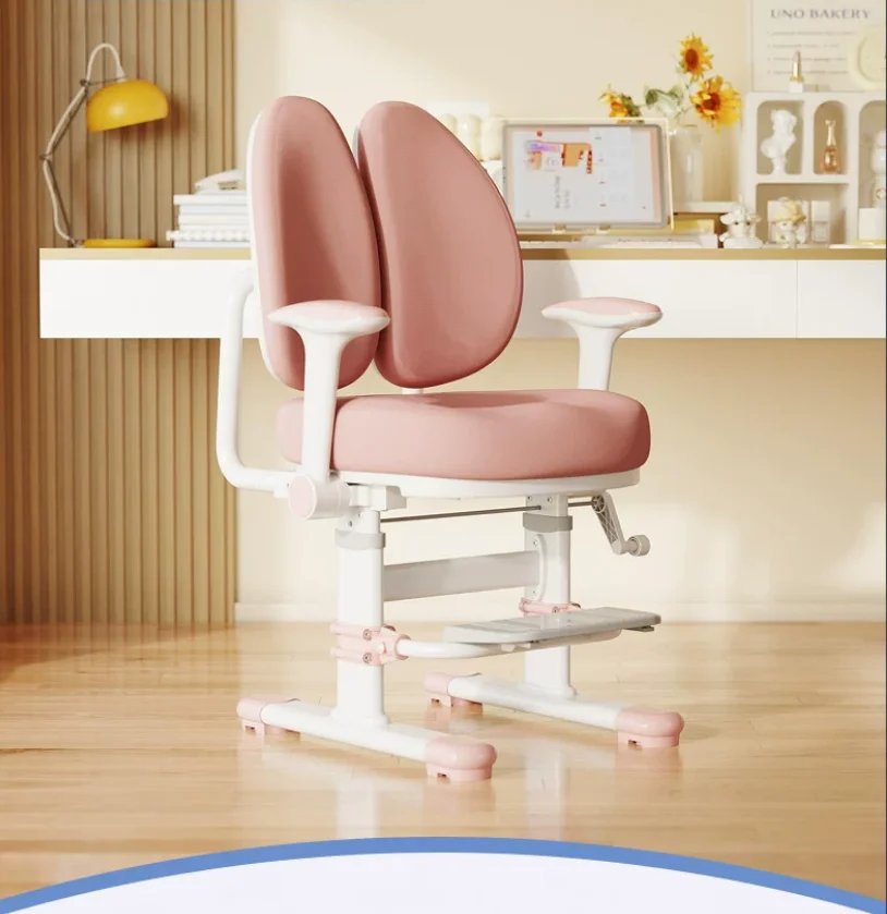Children's study chair can be lifted and adjusted, back seat, special desk chair for primary school students, household stool