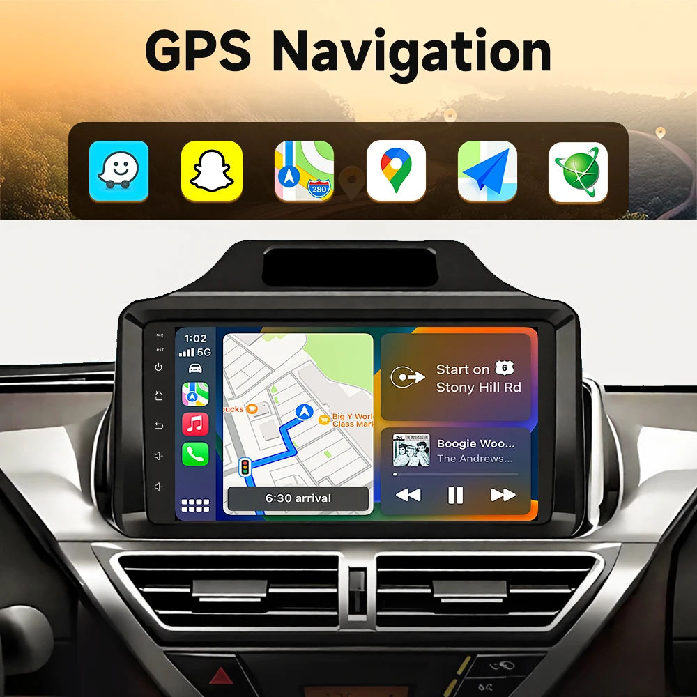 Android 16 For Toyota Scion IQ 2008-2016 Car Multimedia Video Player Stereo Radio WIFI 4G Head Unit GPS Navigation No 2din DVD