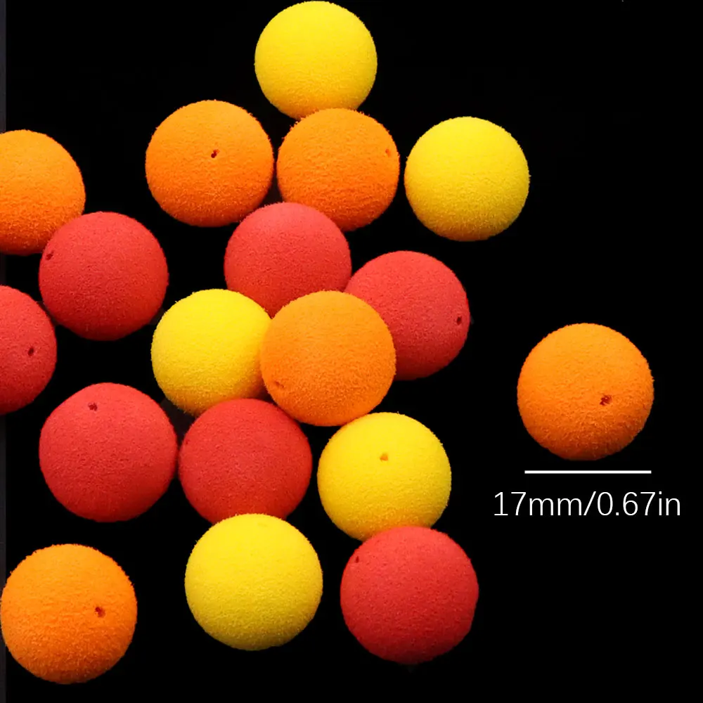 10 قطعة طعم صيد سمك الشبوط Boilie لتجليد الشعر المنبثق العائمة اكسسوارات طريقة الكارب المغذية صيد السمك 17 مللي متر الطفو السحر