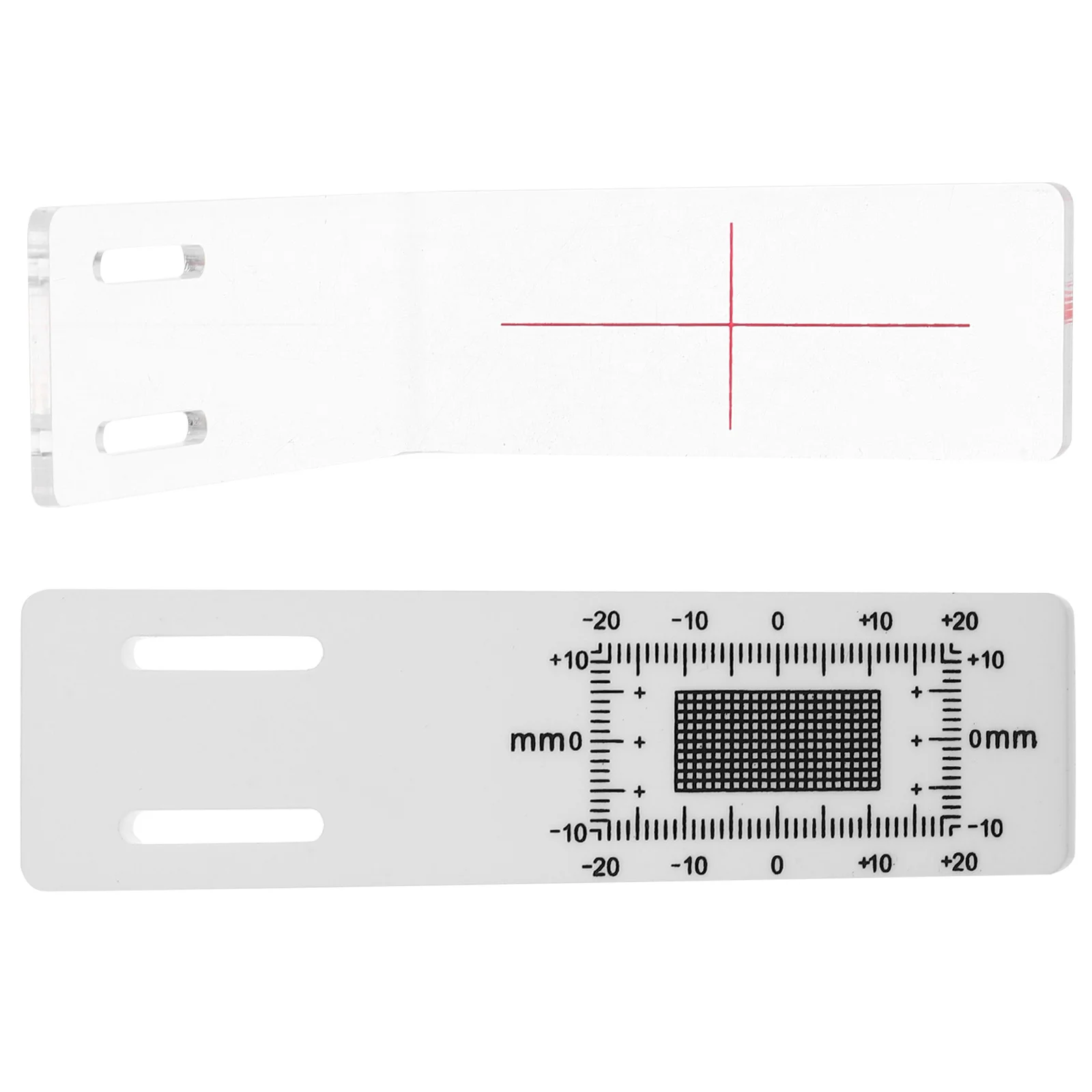 

1 set 1 Set Portable Acrylic Width Tool Architectural Ruler For Measuring Crack Gaps Crack Scale Ruler Measuring Instrument For
