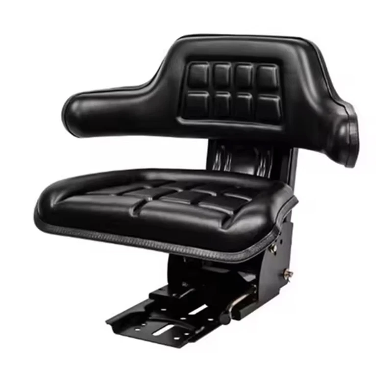 Agricultural Suspension Shock Absorbing Seat PU Adjustable Tractor Forklift Harvester Driver Chair