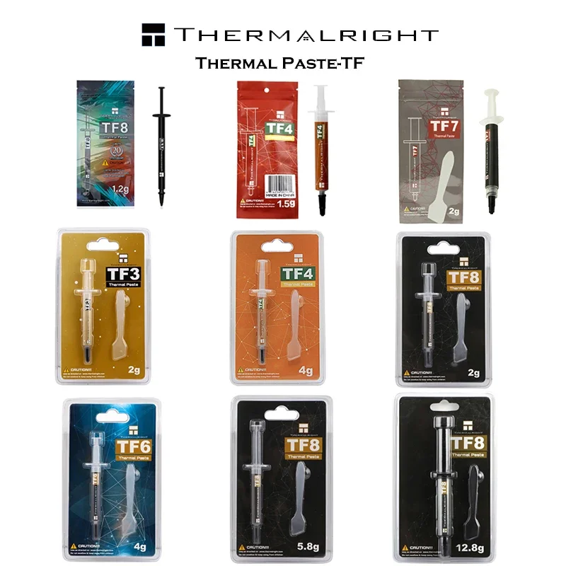 Thermalright TF4 TF7 TF8 Thermal Paste  For Computer  Notebook CPU GPU Cooling Thermal Silicone Grease 13.8 W/mK Non-conductive