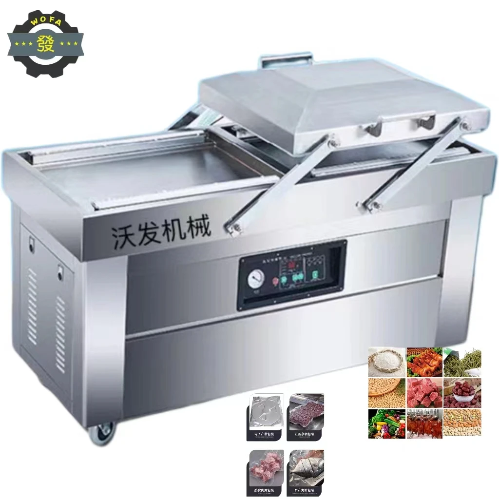

DZ-600 Double-chamber Vacuum Packaging Machine JIAHE Automatic Food Vacuum Sealing Machine For Alcoholic Peanuts