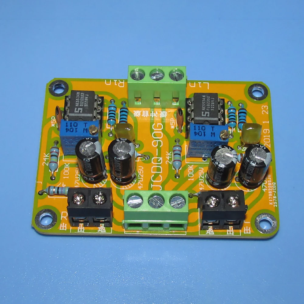 HIFI NE5534 DC Buffer Stereo OP-AMP Preamplifier Preamp Board FOR OPA627 AD847 AD797 OPA637 Single Module