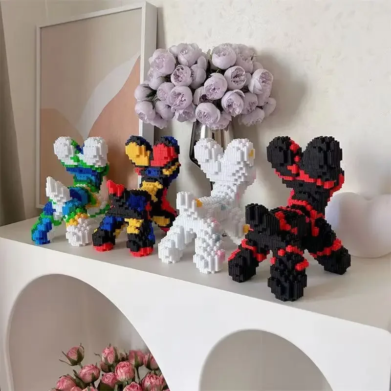 Balloon Dog Building Blocks Children\'s Puzzle Toys High Difficulty Creative Birthday Gift Ornament