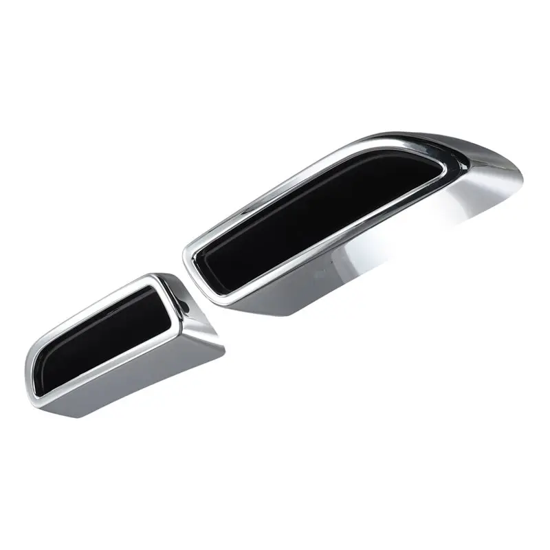 Хромированная накладка на заднюю трубу для выхлопной трубы автомобиля 308S 15-20, декоративная рама хвостового горла 9811520280 9811519980 L