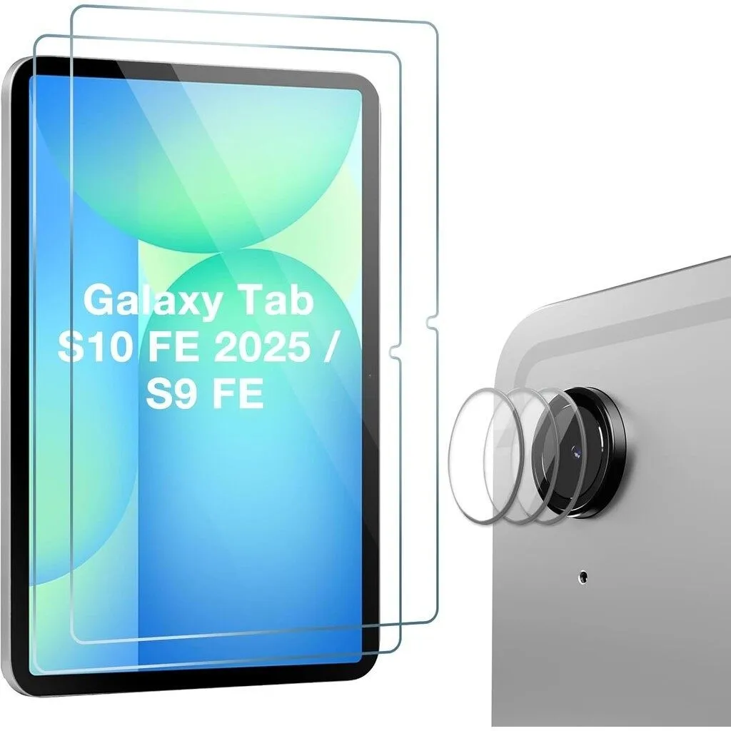 

Front Screen Tab S10 FE+ 13.1"2025 Lens Protector for S10 FE 10.9 Tempered Glass Film for Galaxy S9 S9 Fe 11"X510 X516 X518
