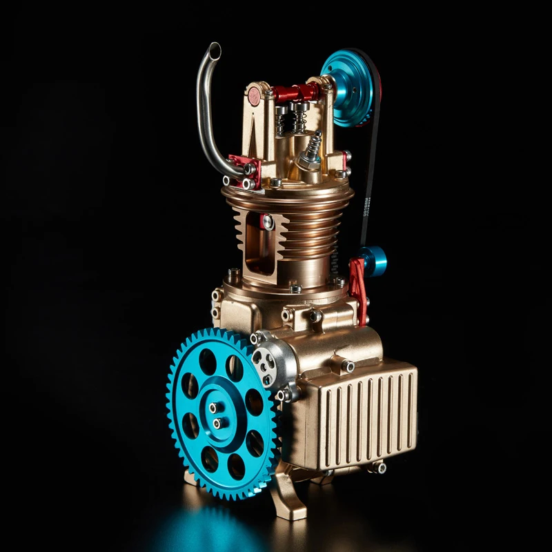 V8 単気筒全金属アセンブリミニカーエンジン物理モデルおもちゃ科学実験キット