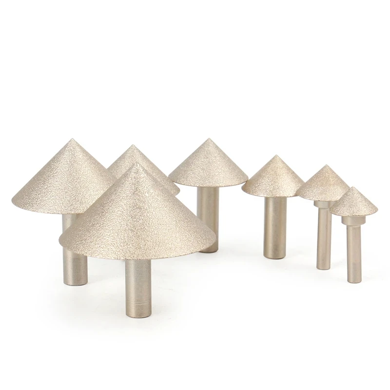 

20-60 мм вакуумная пайка алмазное сверло для снятия фаски с зенковкой 90 градусов для плитки, мрамора, камня