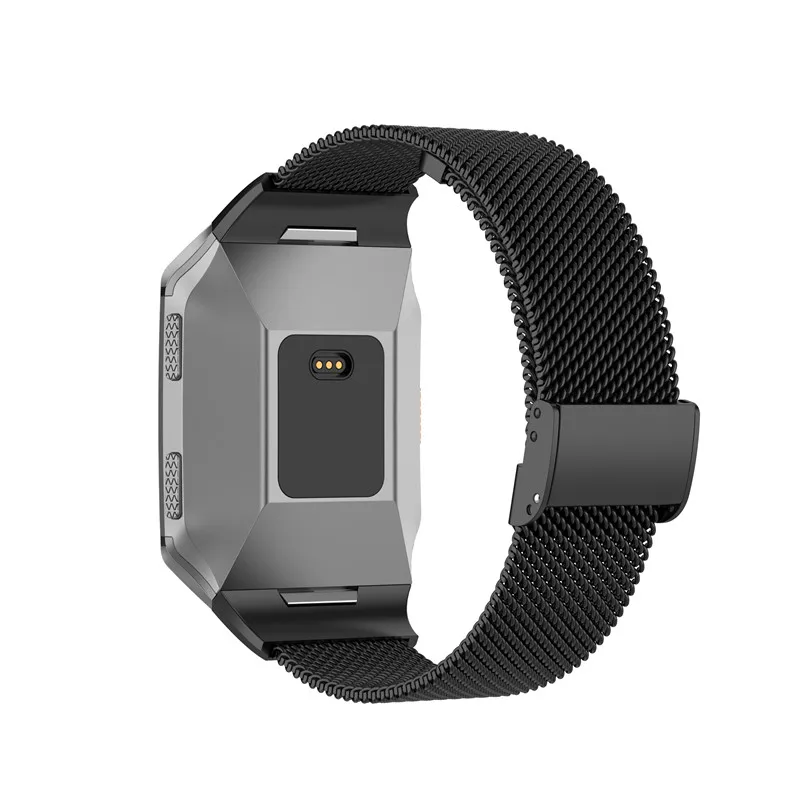 Paski metalowe dla Fitbit Ionic Band stal wymienne stalowe paski do zegarków Smartwatch z opaską bransoletka dla Fitbit Ionic