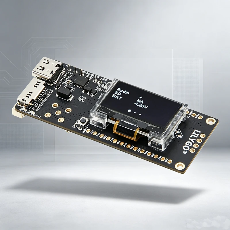 LILYGO® T3-STM32 LoRa Board STM32WL55CCU6 0.96 Inch SSD1315 OLED 128×64 LoRa Transceiver Support Solar USB Charging