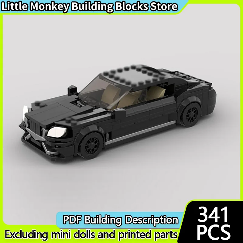 

Speed Racing Car Model MOC Building Bricks S680 Ultra-Luxury Sedan Modular Technology Children Holiday Gifts Assemble Toys Suit