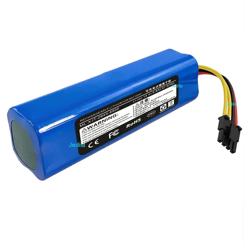14.4V 6800mAh Lifero RX10 Rechargeable Li-ion Battery  Lifero Robot Vacuum Cleaner RX10 Battery Pack
