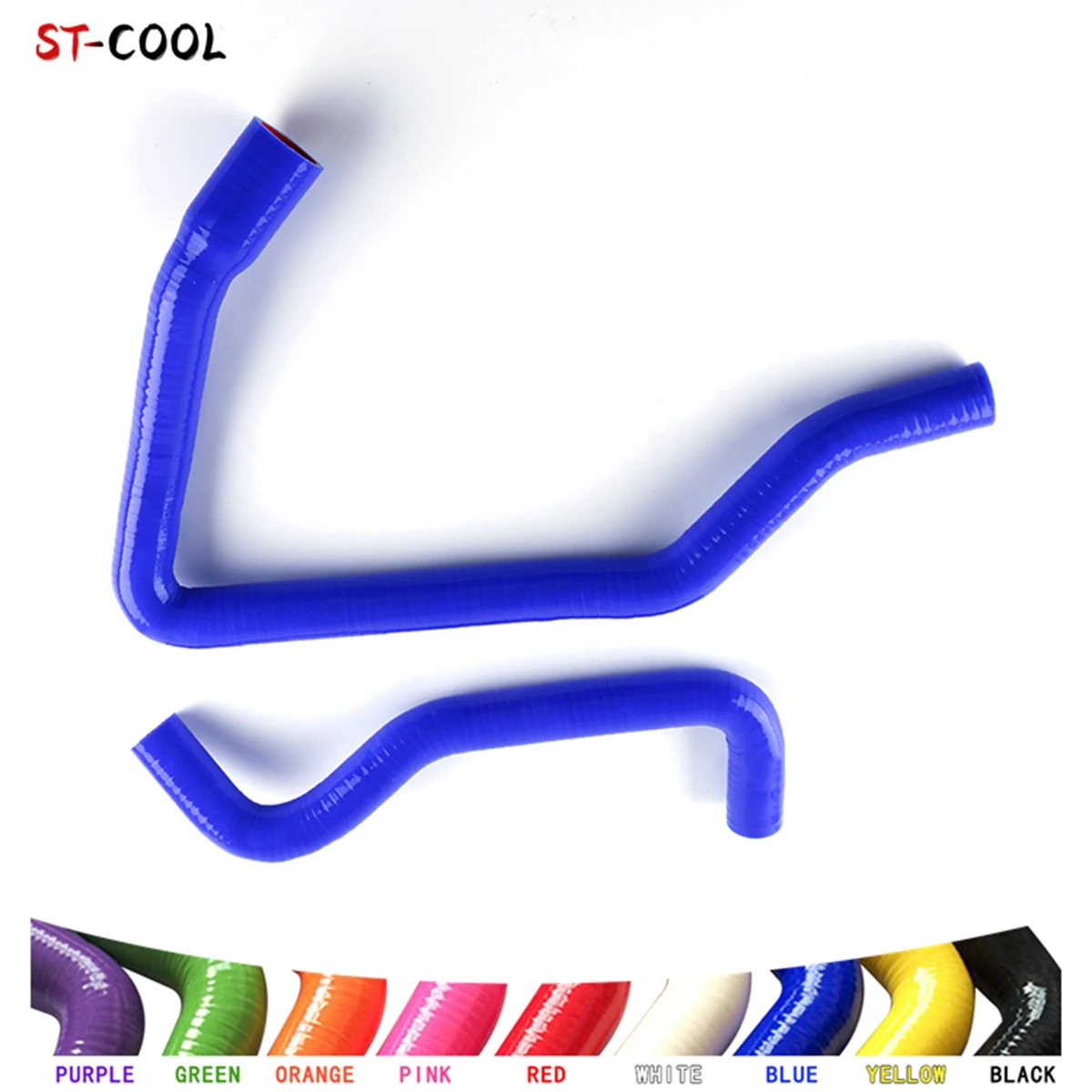 For Mitsubishi Colt Ralliart Z27A 4G15 Radiator Coolant Hoses Kit Silicone Tubes Pipes 2Pcs 10 Colors