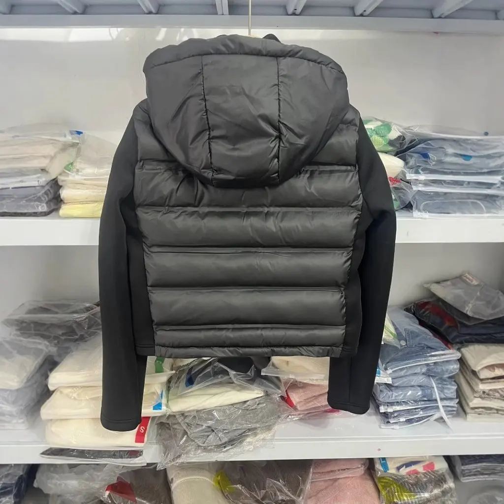 Women's Hooded Jacket Warm Short Cotton-Padded Coat European American Style Autumn Winter Fashion Stitching Design by Joker