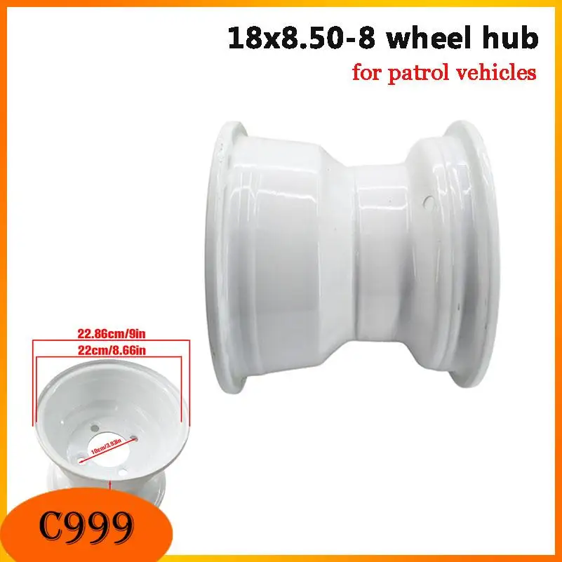 Golf Car Patrol Wheel Hub Iron Steel Rim 8-inch 18x8.50-8 Wheel for Clubcar EZGO Sightseeing Car Wheel