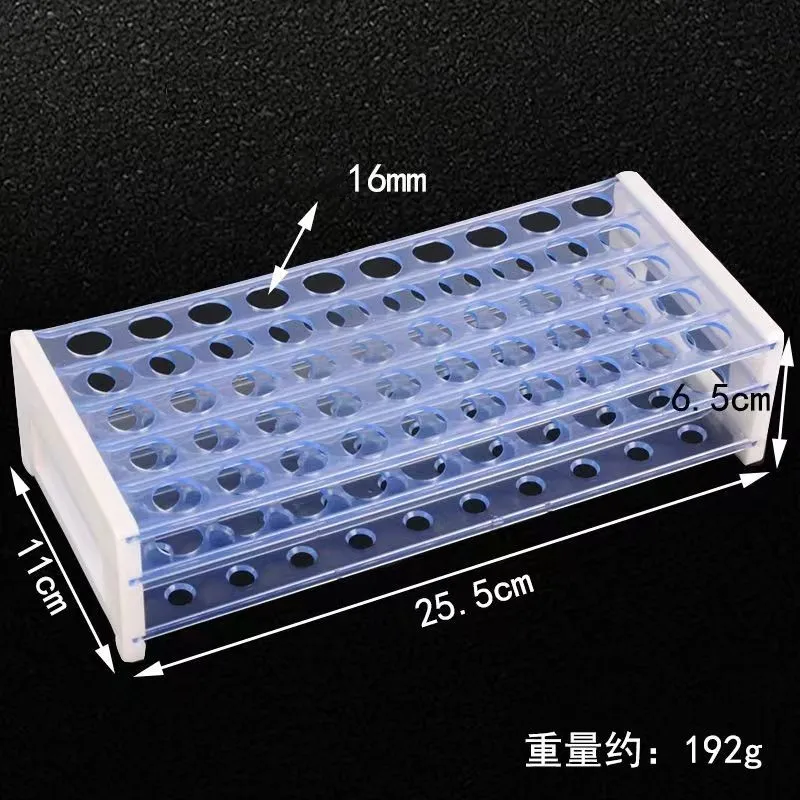 small Holes plastic test tube rack (not include the test tubes in the picture ) free shipping