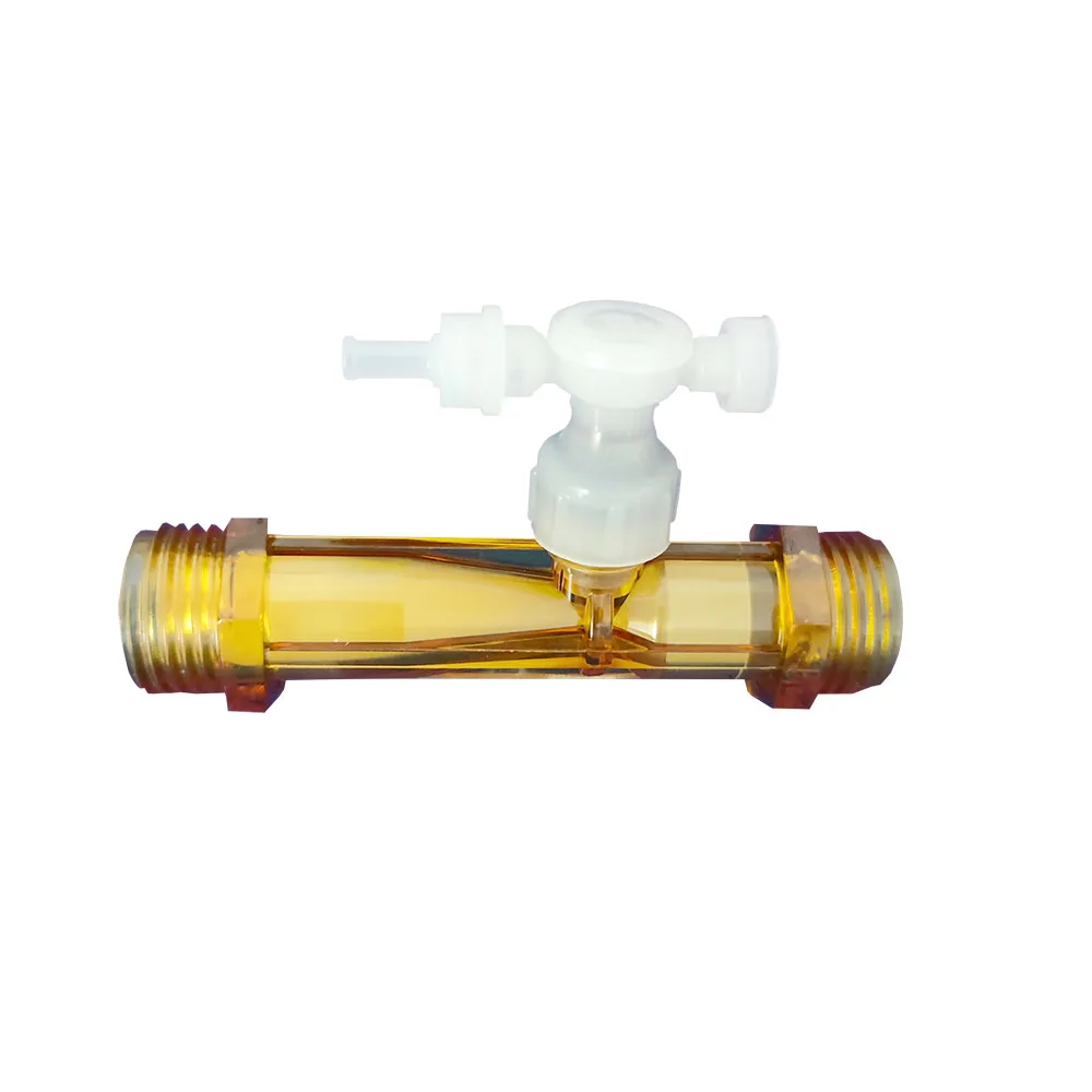 1/2“ PVDF Venturi Injector with Valve for mixing Ozone and water Ozone Proof Venturi Tube Air and Water Mixer HL-ZT XinOzone