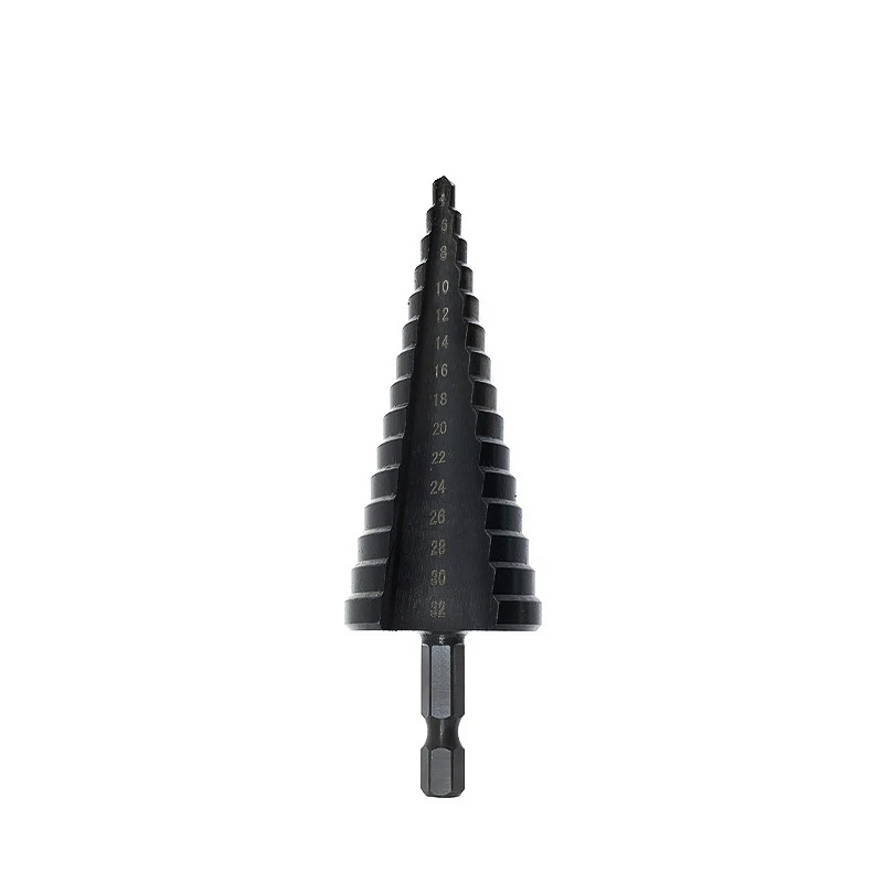1/3/4 pz 4-12 4-20 4-32mm HSS cobalto punta da trapano Set azoto acciaio ad alta velocità per cono metallico foro codolo esagonale foratura in metallo